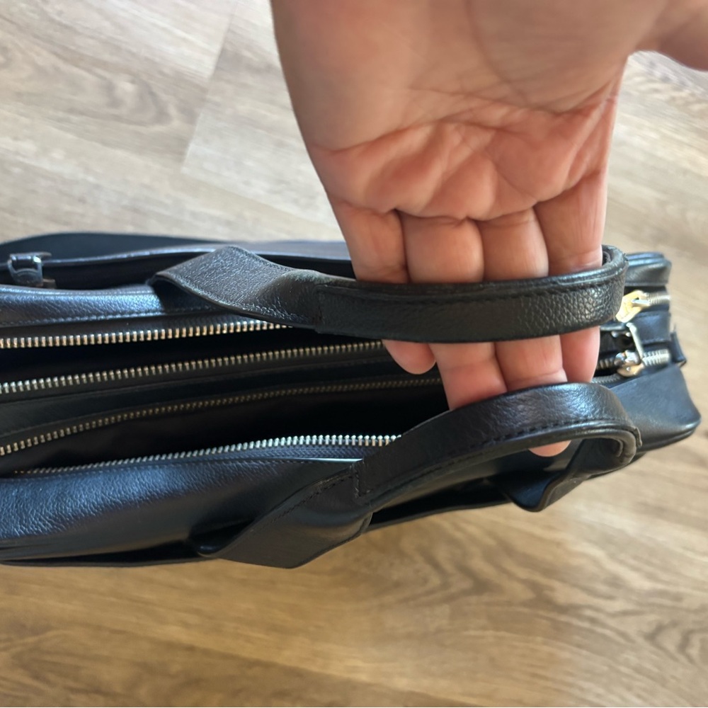 Coach black Leather Men's Bag